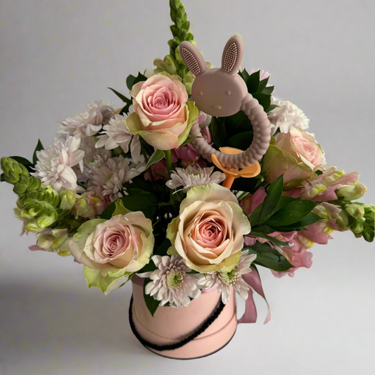 Welcome baby - Pink & White