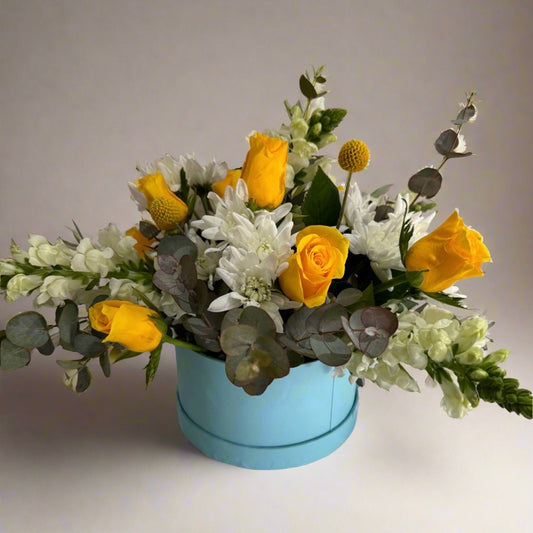 Welcome baby - Blue & Yellow