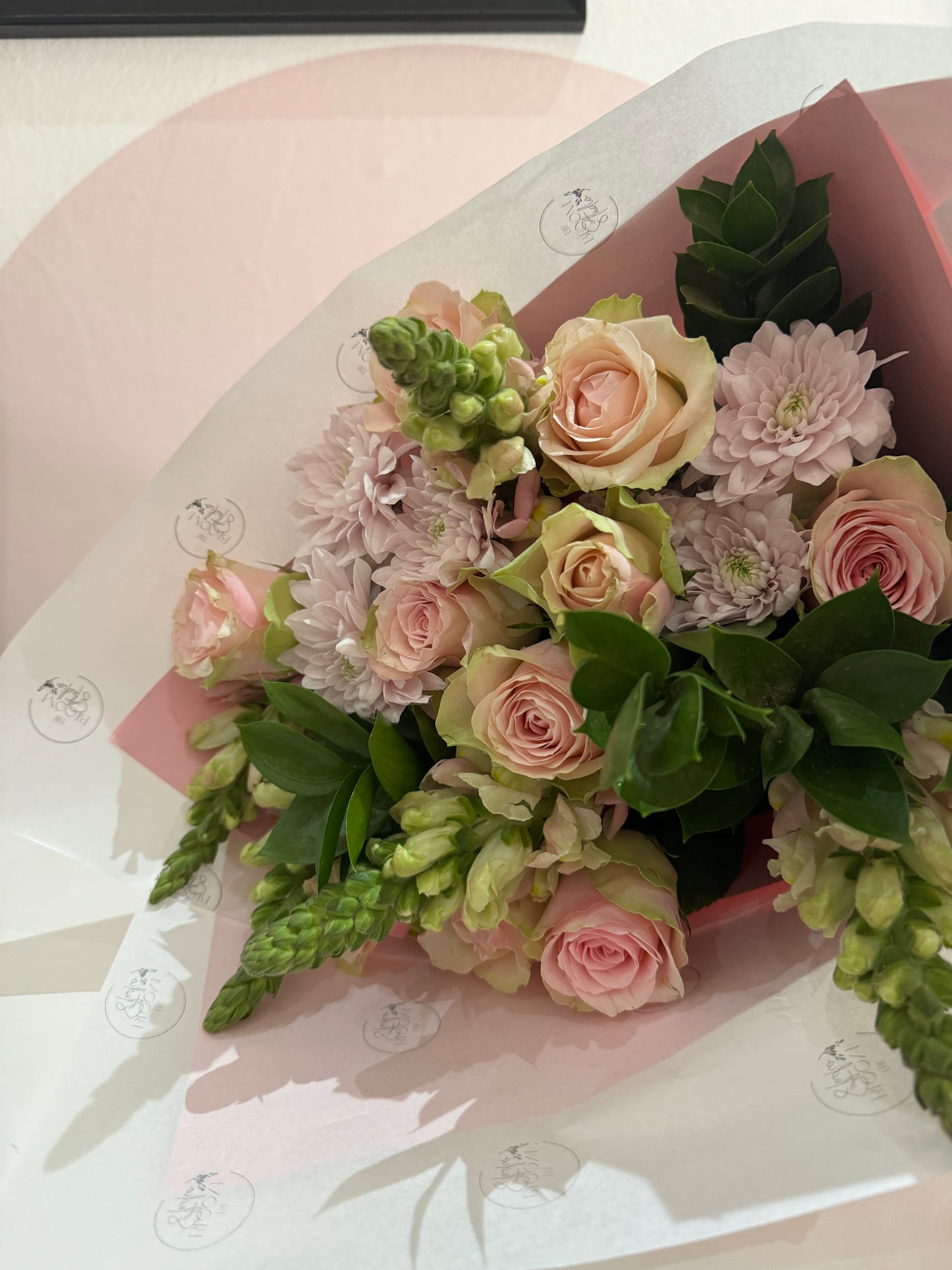 Welcome baby - Pink & White