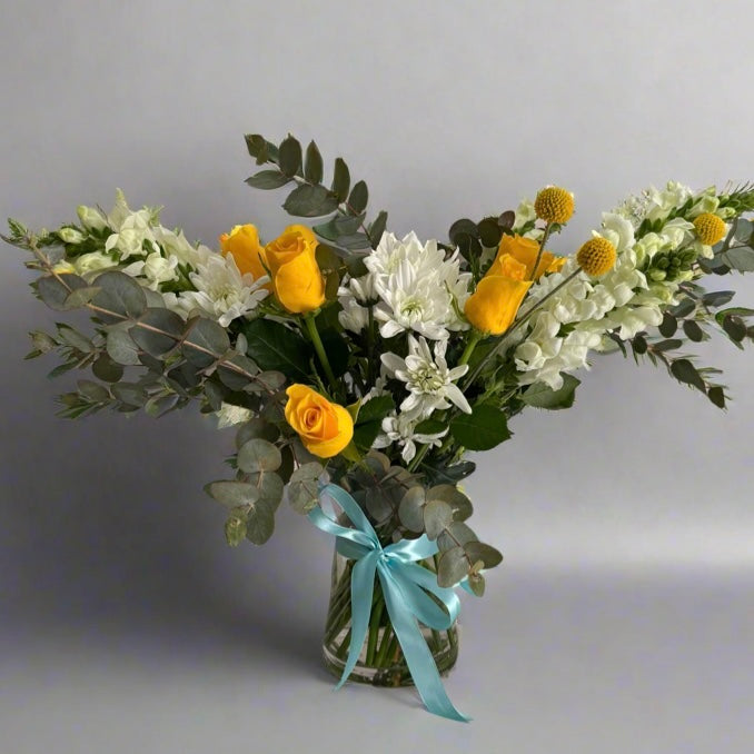 Welcome baby - Blue & Yellow